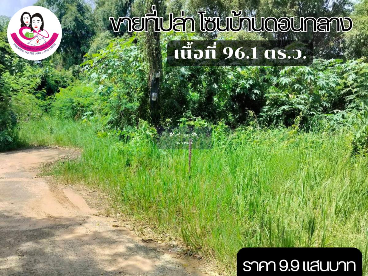 ขายที่ดินเปล่า โซนบ้านดอนกลาง