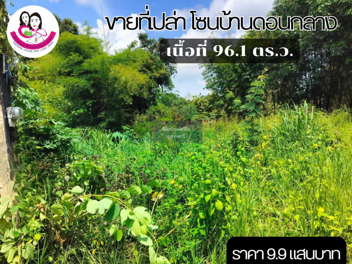 ขายที่ดินเปล่า โซนบ้านดอนกลาง