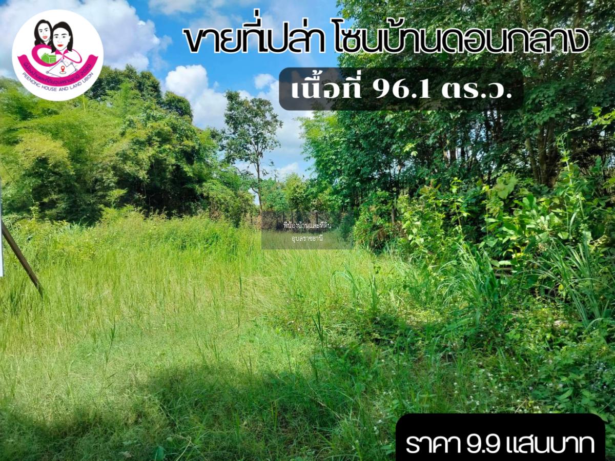 ขายที่ดินเปล่า โซนบ้านดอนกลาง