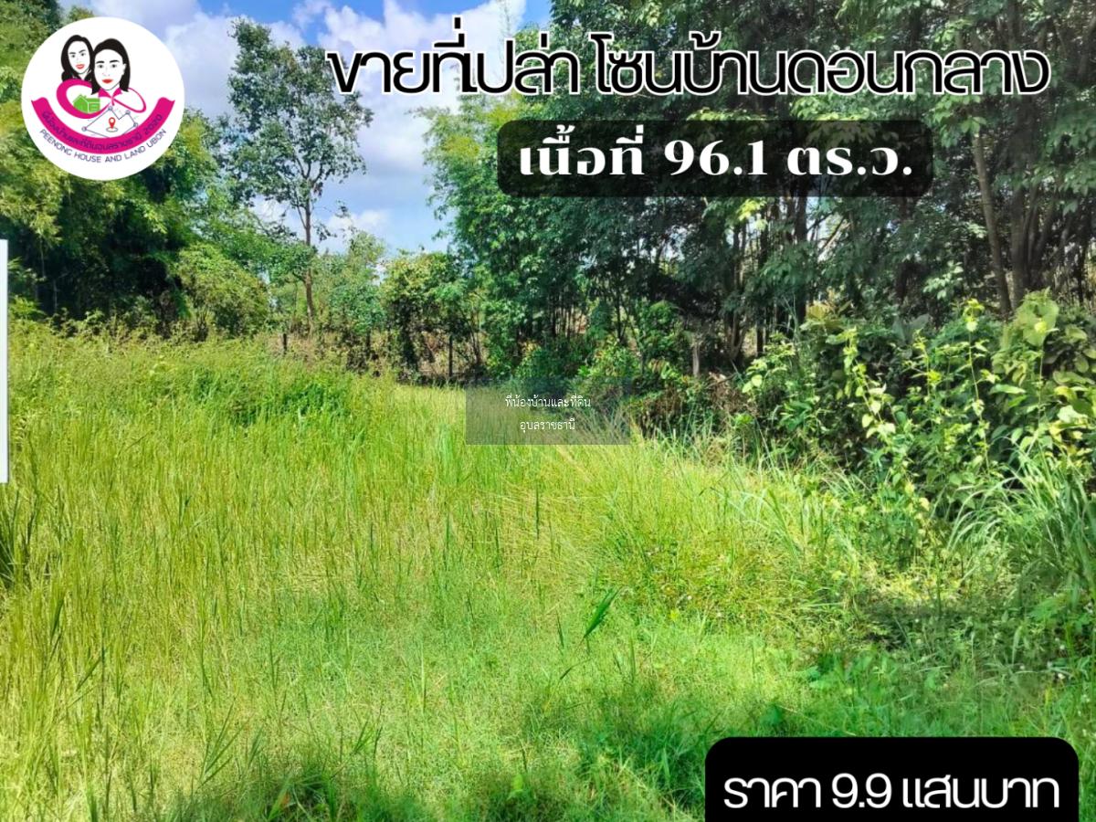 ขายที่ดินเปล่า โซนบ้านดอนกลาง