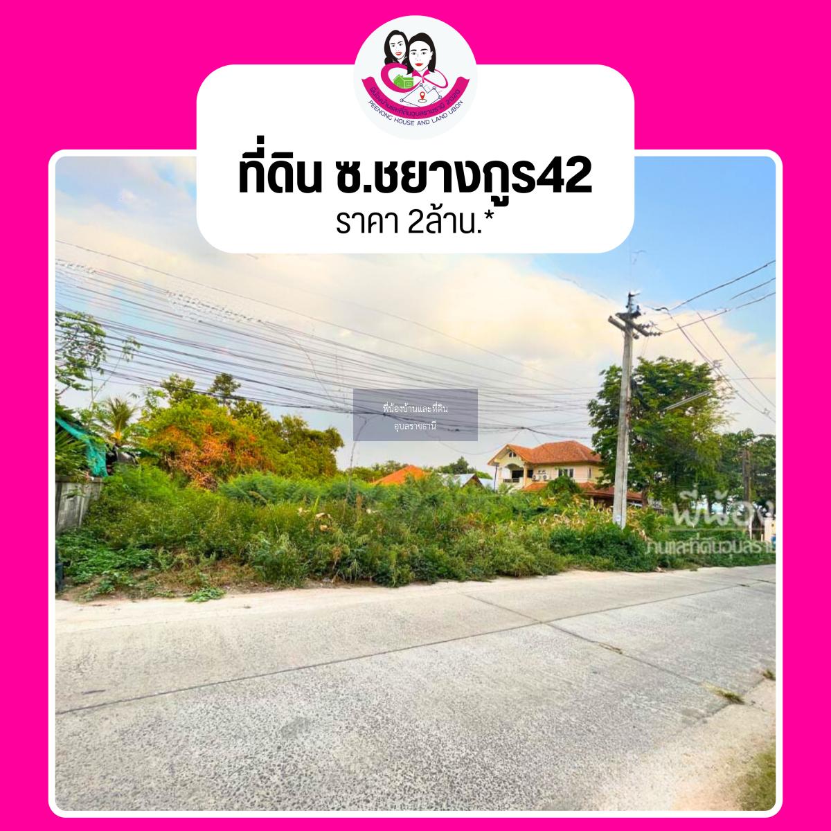 ขายที่ดินเปล่า (ในซอยมอเตอร์ไบค์) ซอยชยางกูร42 